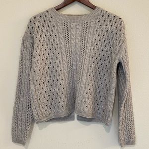 Cropped Chucks Knit Sweater